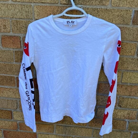 Achetez Des Comme Des Gracons PLAY Five Heart Logo Shirt Small - Picture 5 of 11